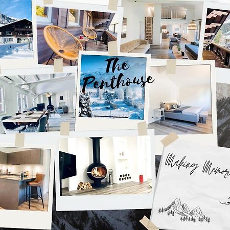Unique Penthouse With Gallery And Mountain View Кандерштег Екстер'єр фото